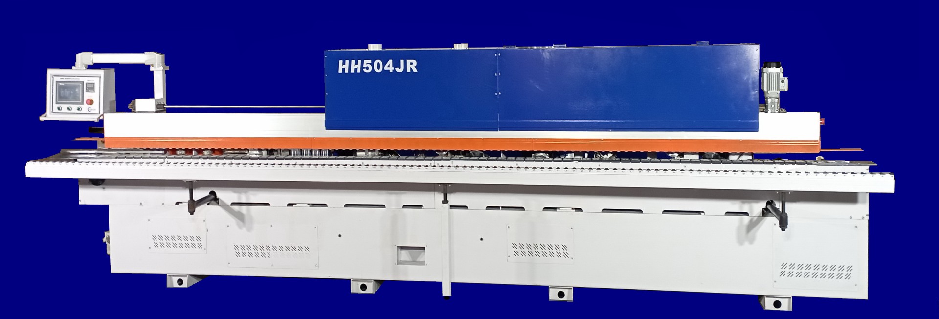 Кромкооблицовочный станок с прифуговкой и раундом мод. HH504JR