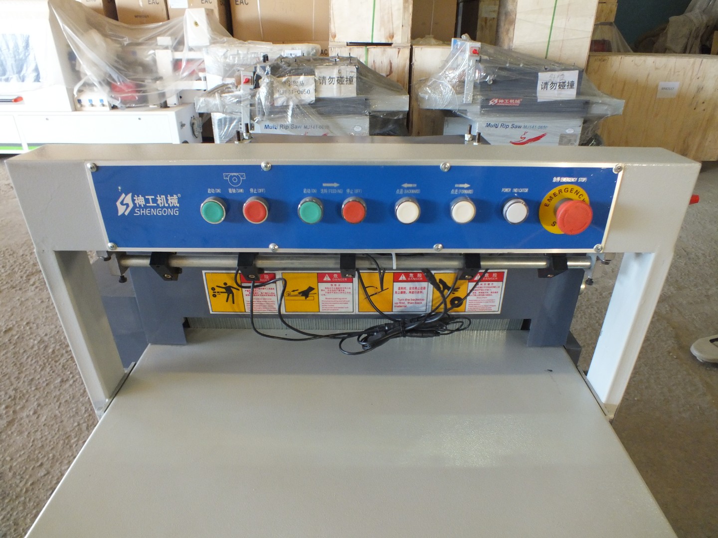 Кромкообрезной многопильный станок  мод MJ141-0650