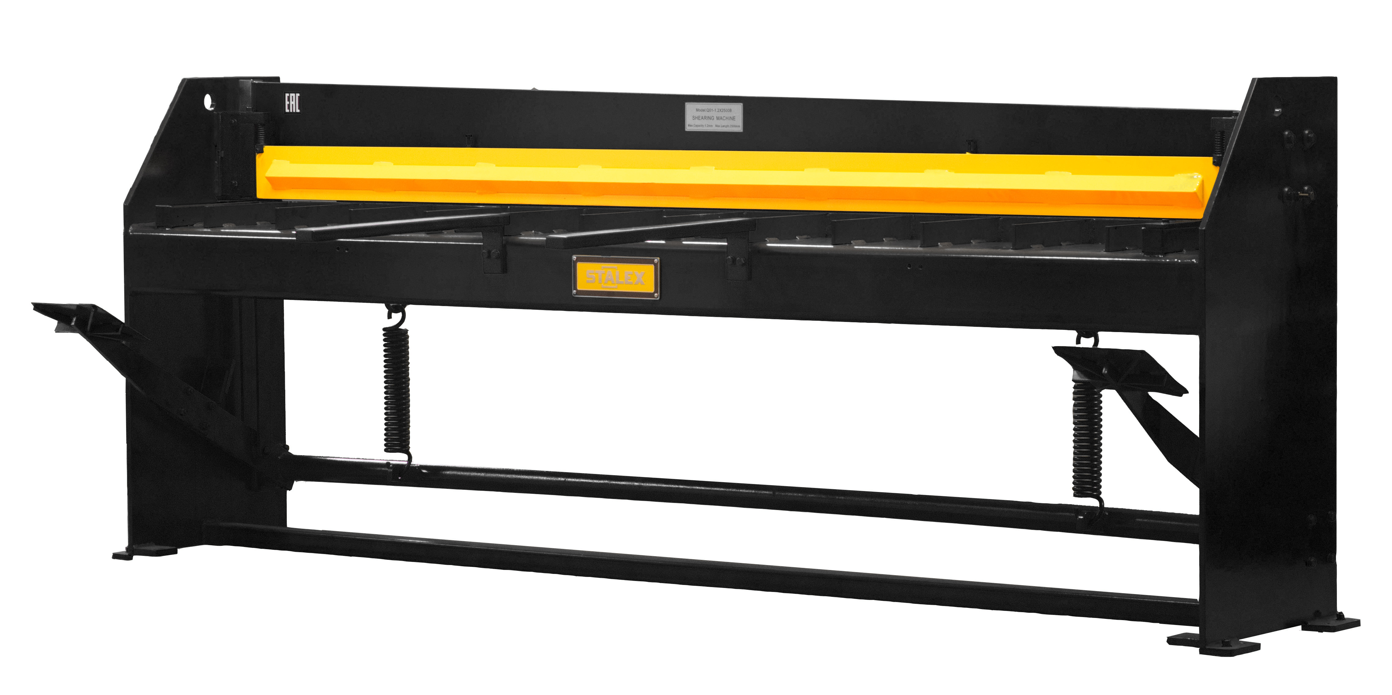 Гильотина ножная STALEX Q01-1.2x2500B