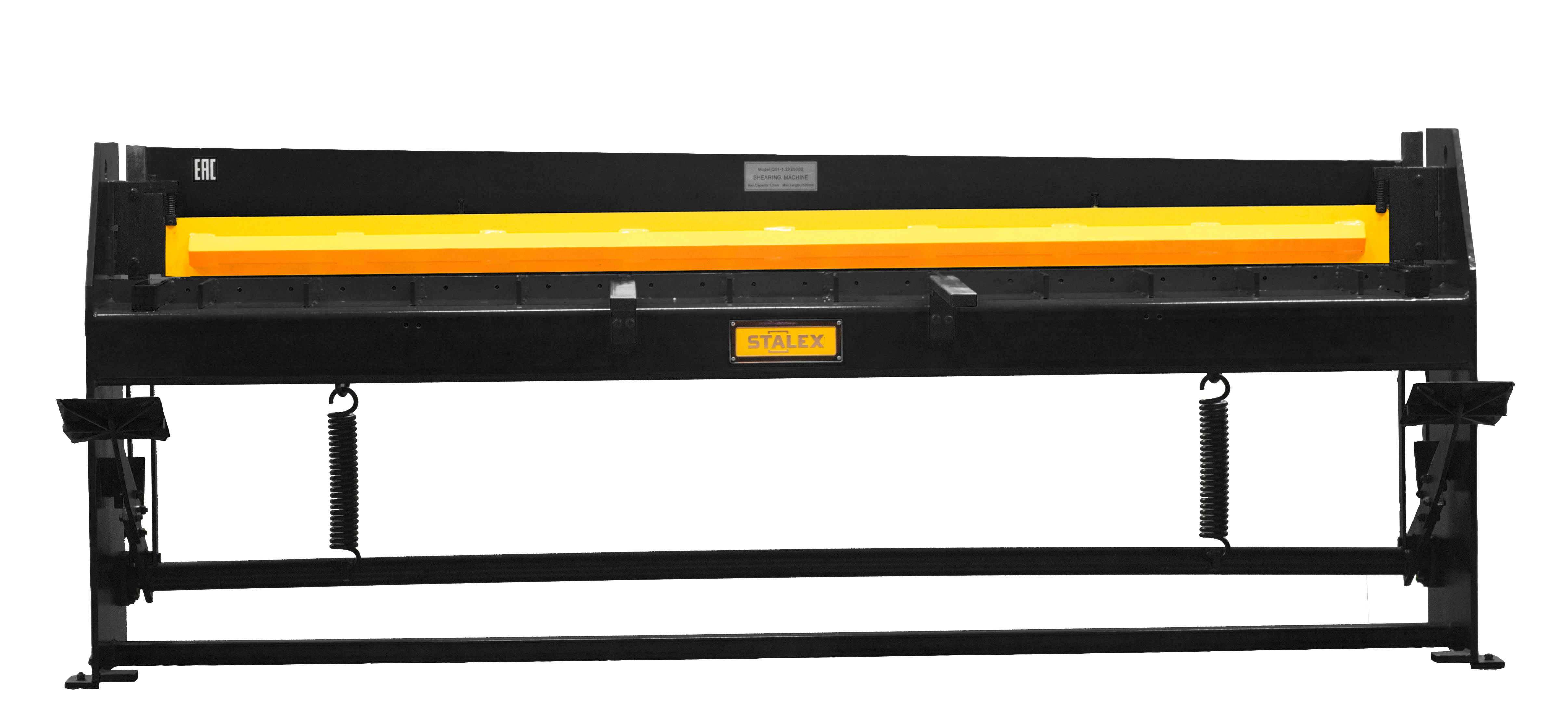 Гильотина ножная STALEX Q01-1.2x2500B