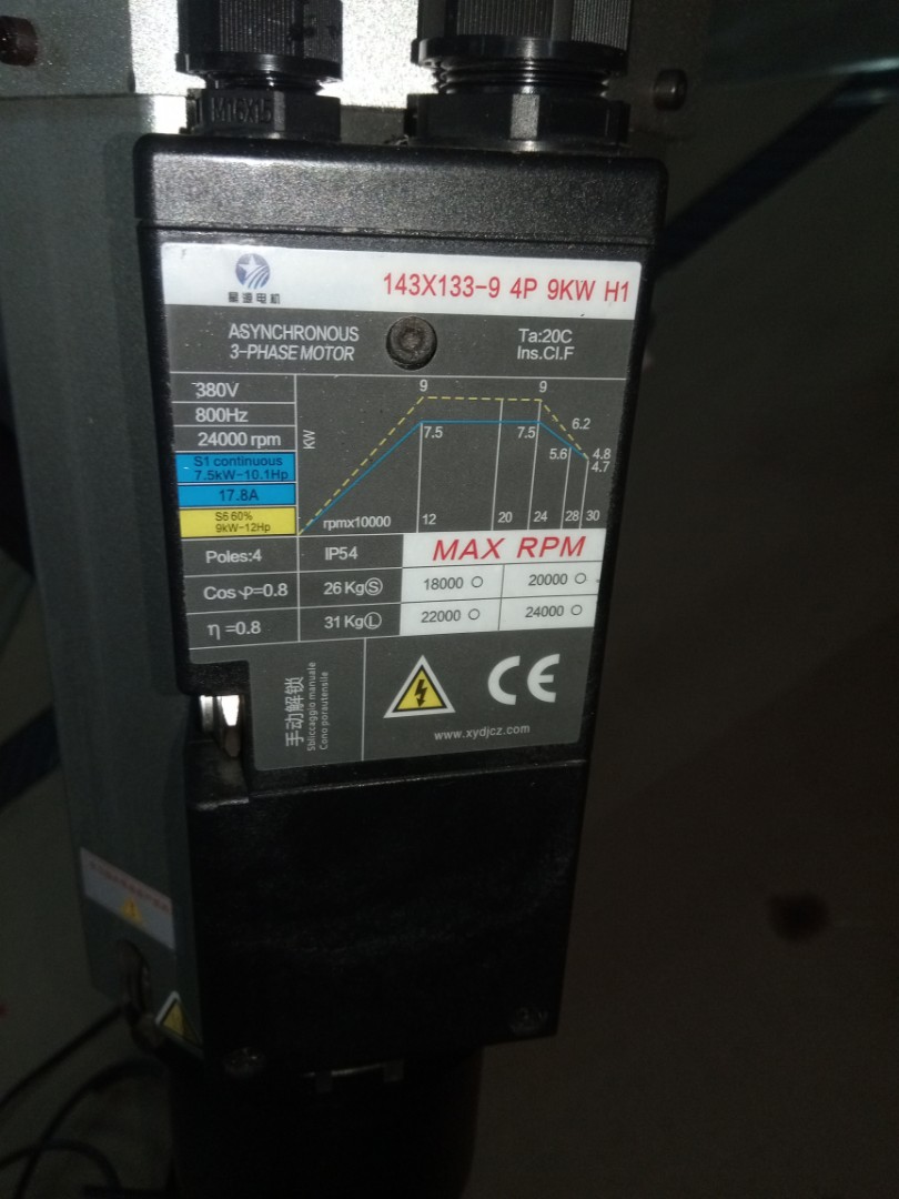 Фрезерный станок с ЧПУ мод. LTT-2130Z-45, поворотным шпинделем и вакуумным столом