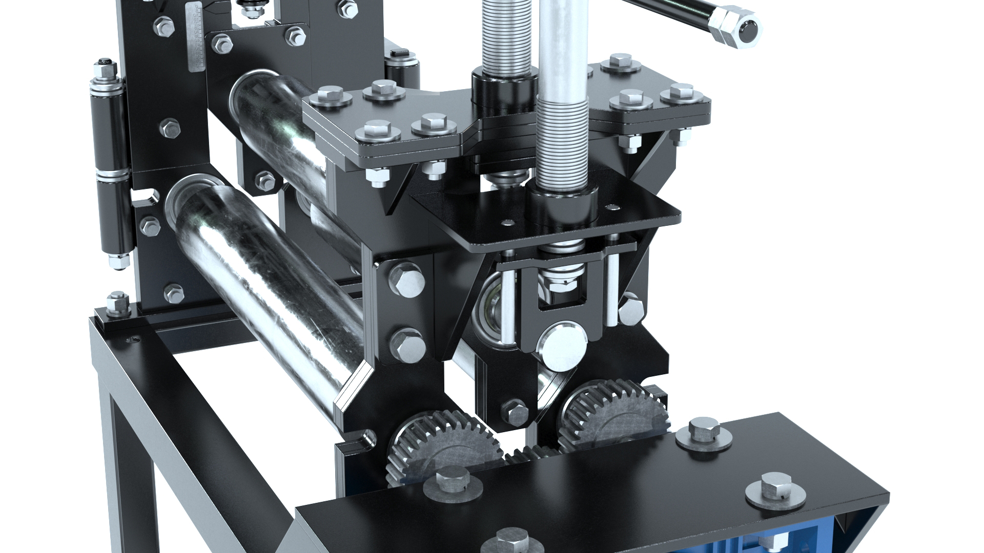 Вальцовочный станок трехвалковый электро RMЕ-550x8mm